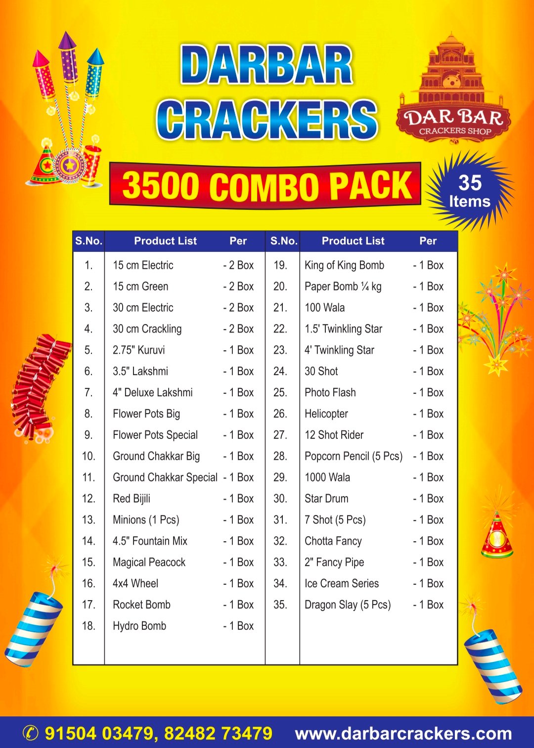 Rs 3500 Combo Pack