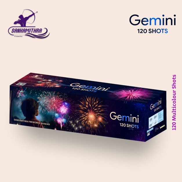 120 Shot Multicolour Gemini