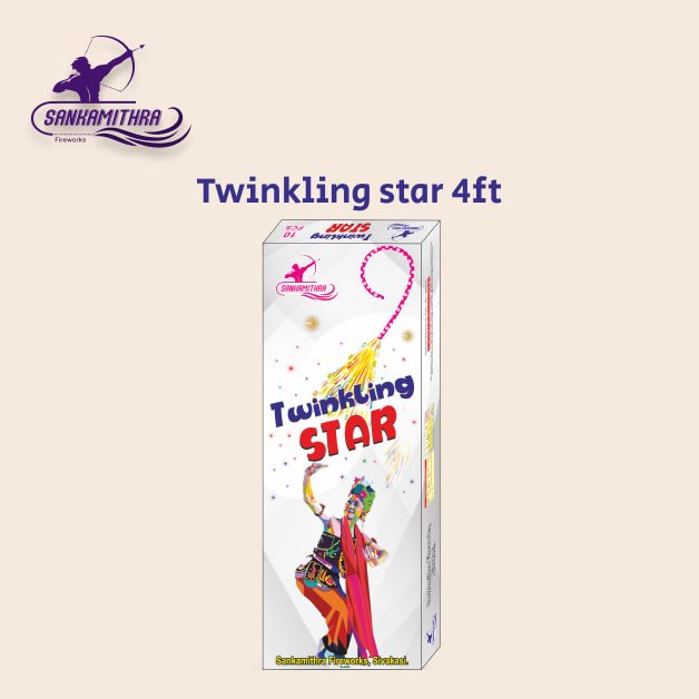 4" Twinkling Star